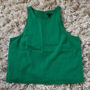 Ann Taylor Green Sleeveless Tank S